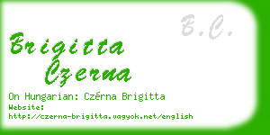 brigitta czerna business card